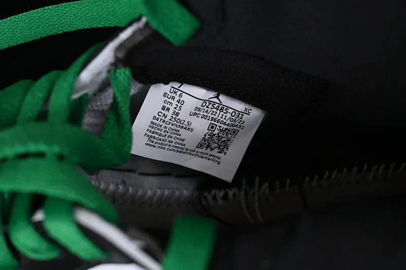 All categories Air Jordan Jordan series basketball shoes Air Jordan 1 High Pure original Air Jordan 1 High OG "Lucky Green" AJ1 Joe 1 Celtics black green toe DZ5485-031